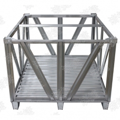 厂家批发轻量型折叠拆卸铁箱 存储小铁箱 金属框架箱 可定制包装箱