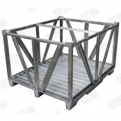  厂家批发轻量型折叠拆卸铁箱 存储大铁箱 金属框架箱 可定制包装
