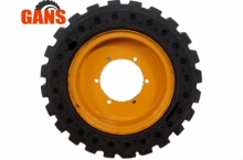 铲车实心胎耐磨20.5-20 工程轮胎L5工装载机轮胎加厚