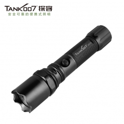 TANK007探客led18650铝合金强光防水直充手电筒