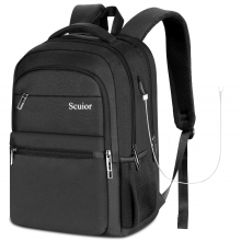 Scuior双肩电脑背包15.6英寸笔记本电脑包